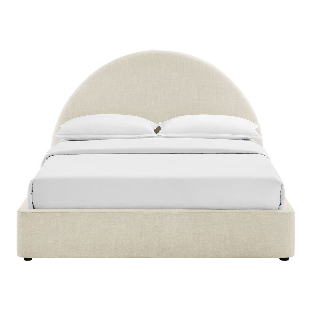 Resort Queen Arched Upholstered Fabric Storage Platform Bed Frame by Modway