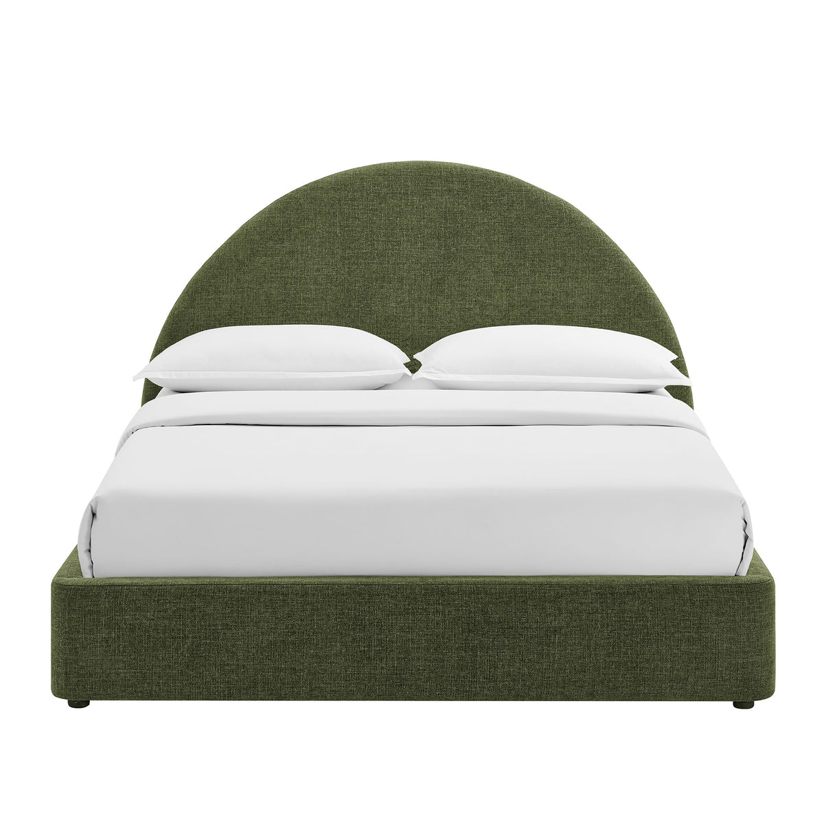 Resort Queen Arched Upholstered Fabric Storage Platform Bed Frame by Modway