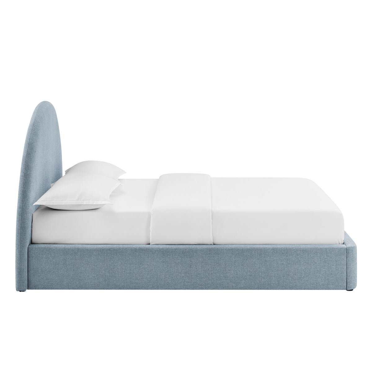 Resort Queen Arched Upholstered Fabric Storage Platform Bed Frame by Modway