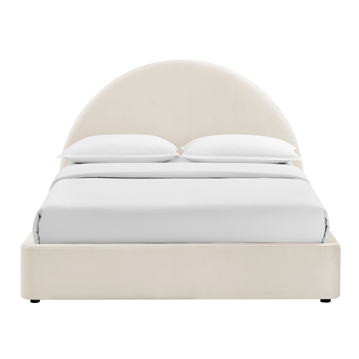Resort King Arched Performance Velvet Storage Platform Bed Frame by Modway