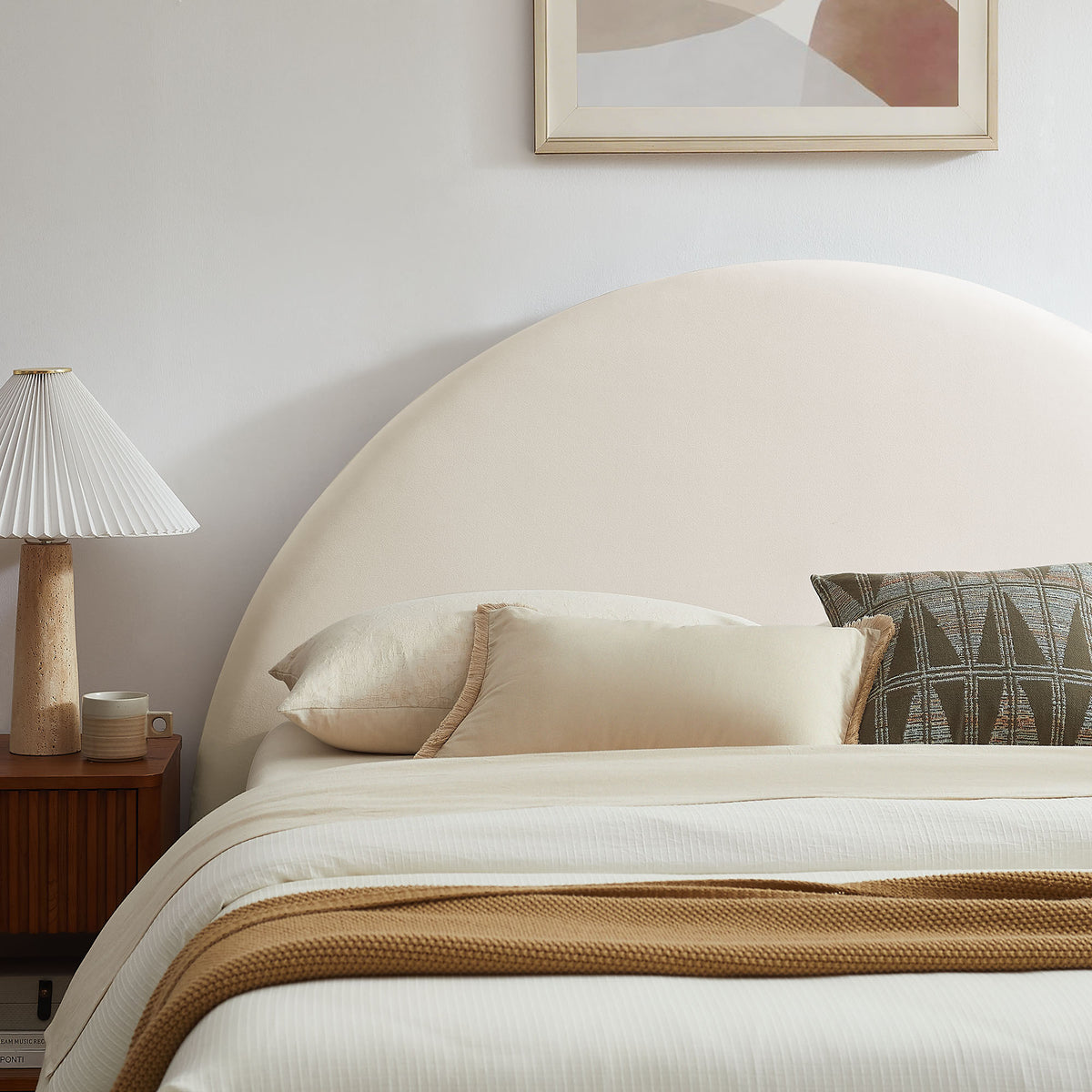 Resort King Arched Performance Velvet Storage Platform Bed Frame by Modway