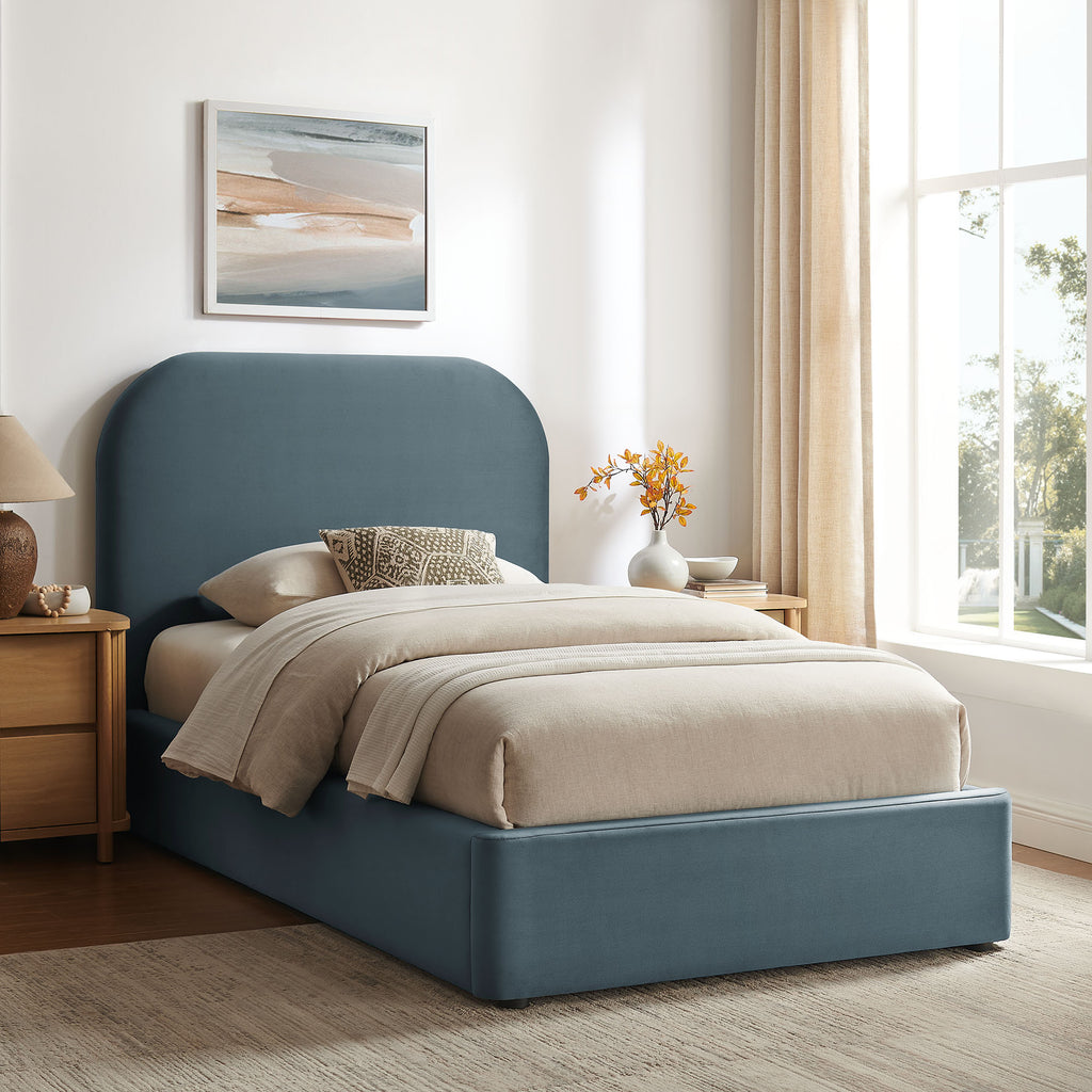 Keynote Twin Performance Velvet Storage Platform Bed Frame by Modway