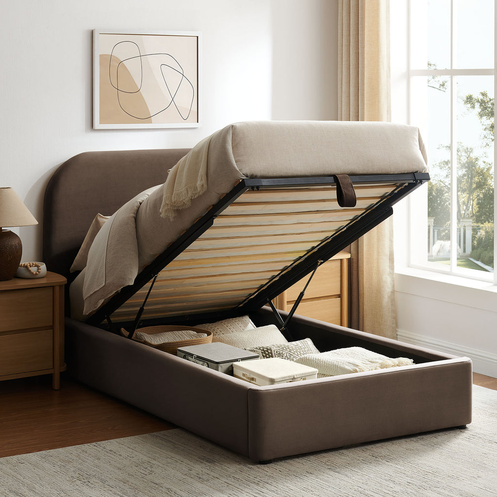 Keynote Twin Performance Velvet Storage Platform Bed Frame by Modway