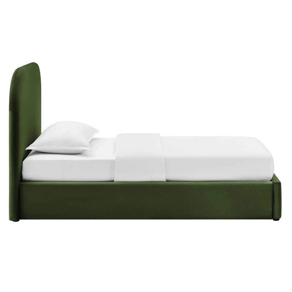 Keynote Twin Performance Velvet Storage Platform Bed Frame by Modway