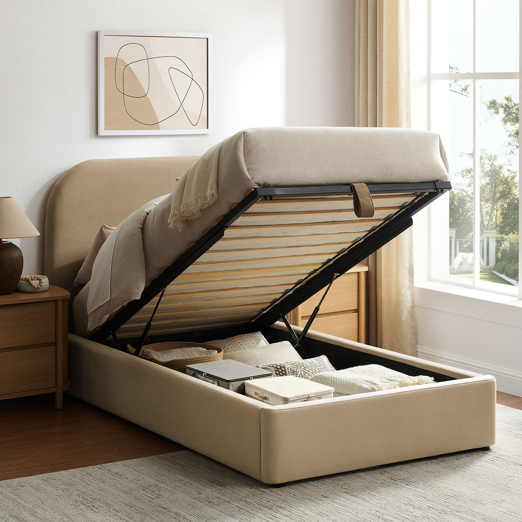 Keynote Twin Performance Velvet Storage Platform Bed Frame by Modway