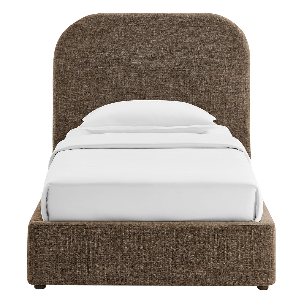 Keynote Twin Fabric Upholstered Storage Platform Bed Frame by Modway
