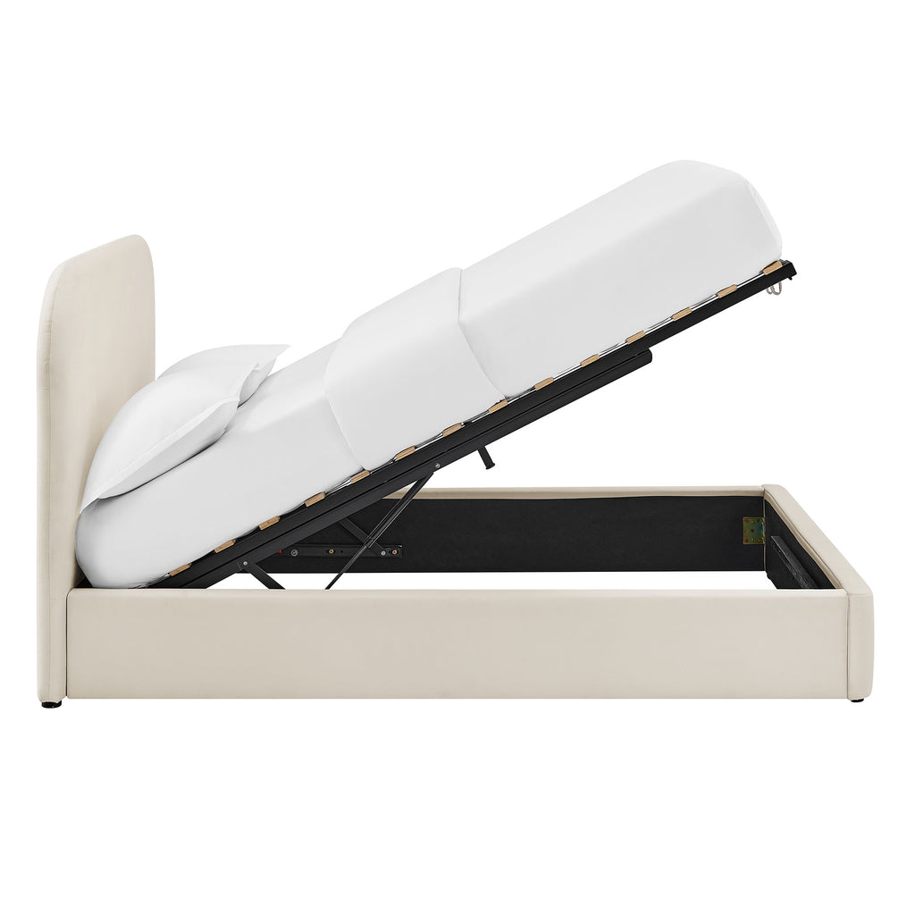Keynote Full Performance Velvet Storage Platform Bed Frame by Modway