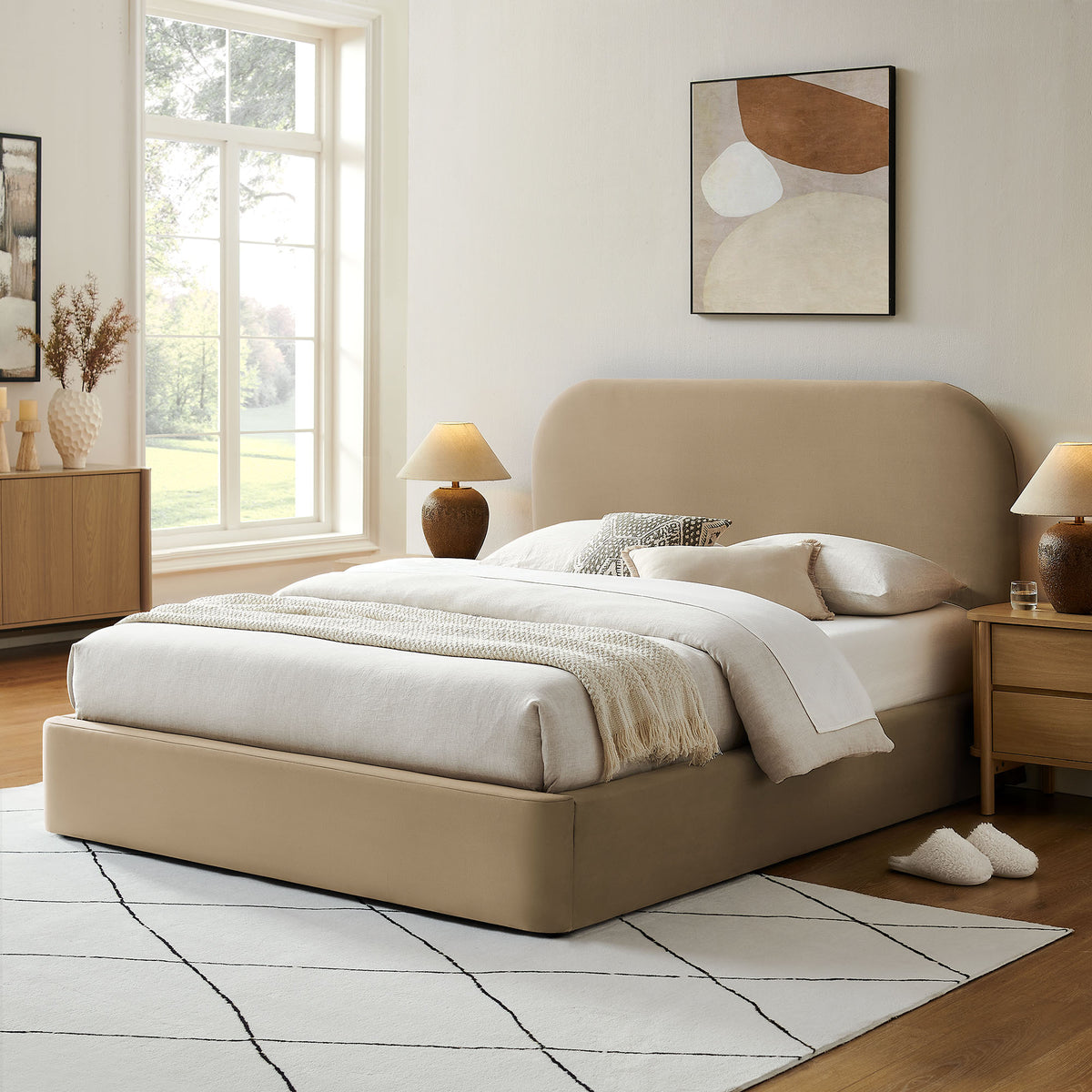 Keynote Full Performance Velvet Storage Platform Bed Frame by Modway