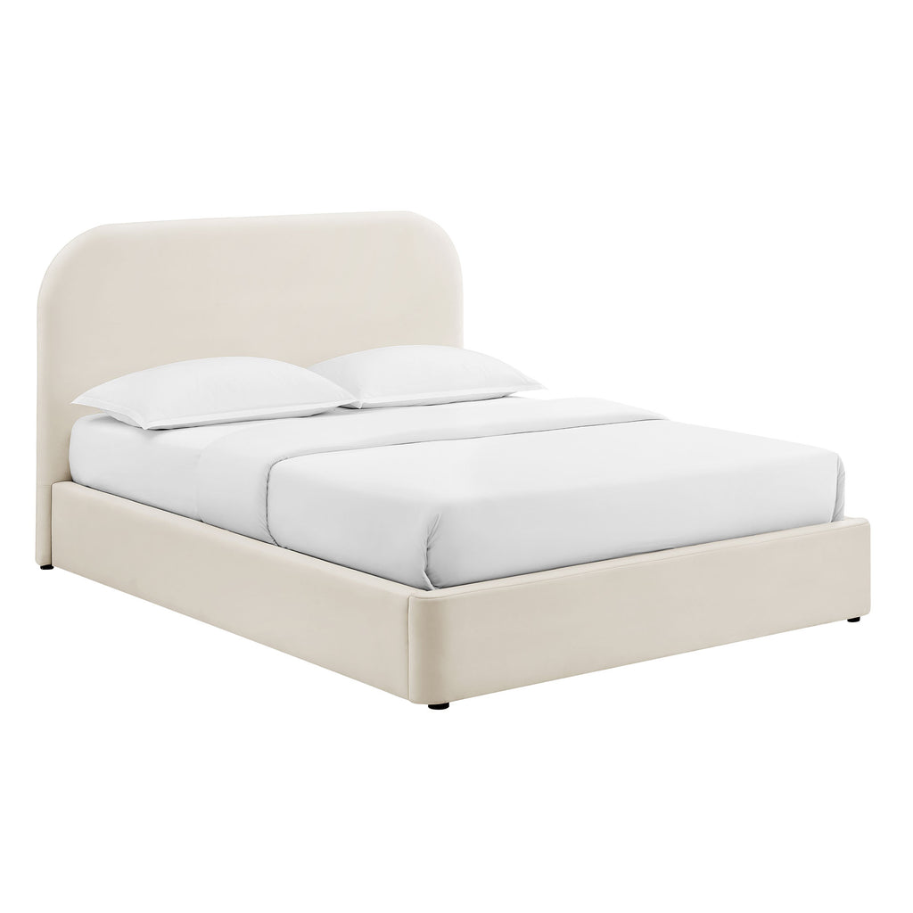 Keynote Queen Performance Velvet Storage Platform Bed Frame by Modway