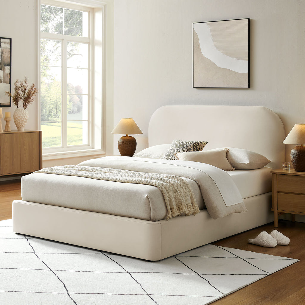 Keynote Queen Performance Velvet Storage Platform Bed Frame by Modway