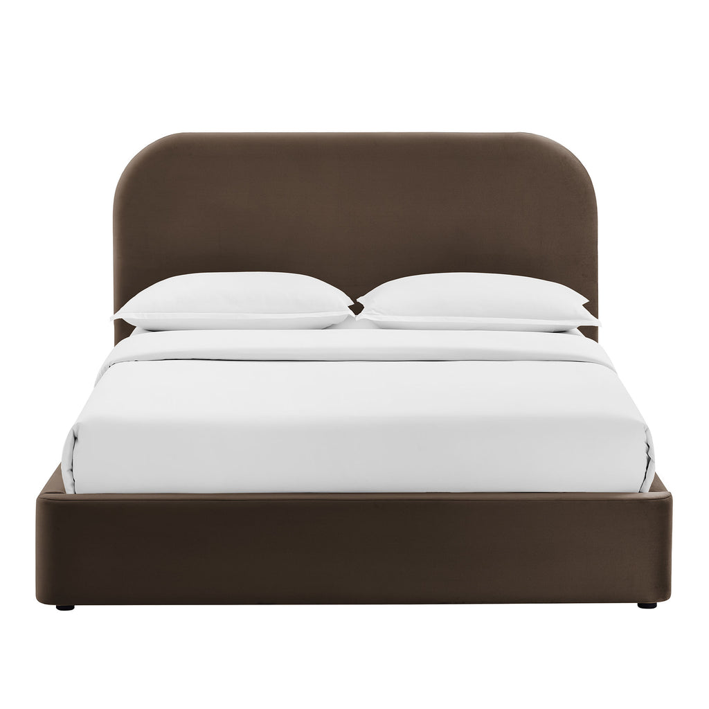 Keynote Queen Performance Velvet Storage Platform Bed Frame by Modway