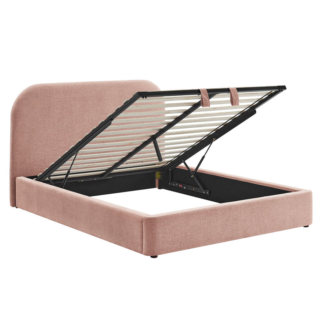 Keynote Queen Fabric Upholstered Storage Platform Bed Frame by Modway