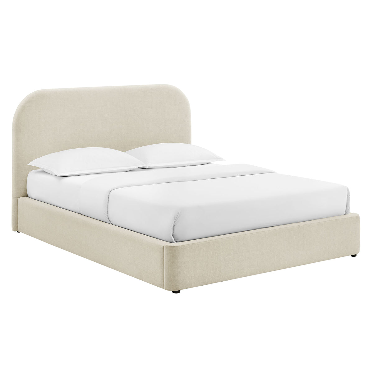 Keynote Queen Fabric Upholstered Storage Platform Bed Frame by Modway