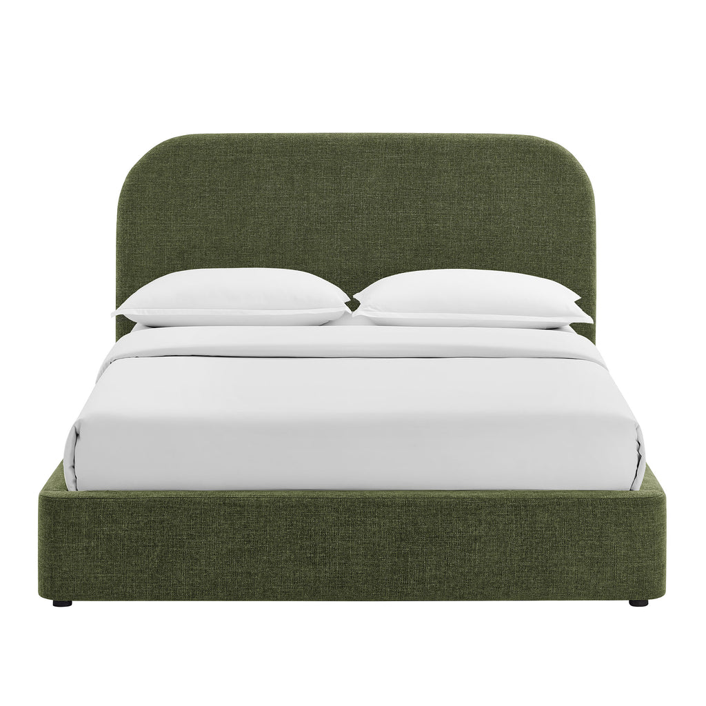 Keynote Queen Fabric Upholstered Storage Platform Bed Frame by Modway