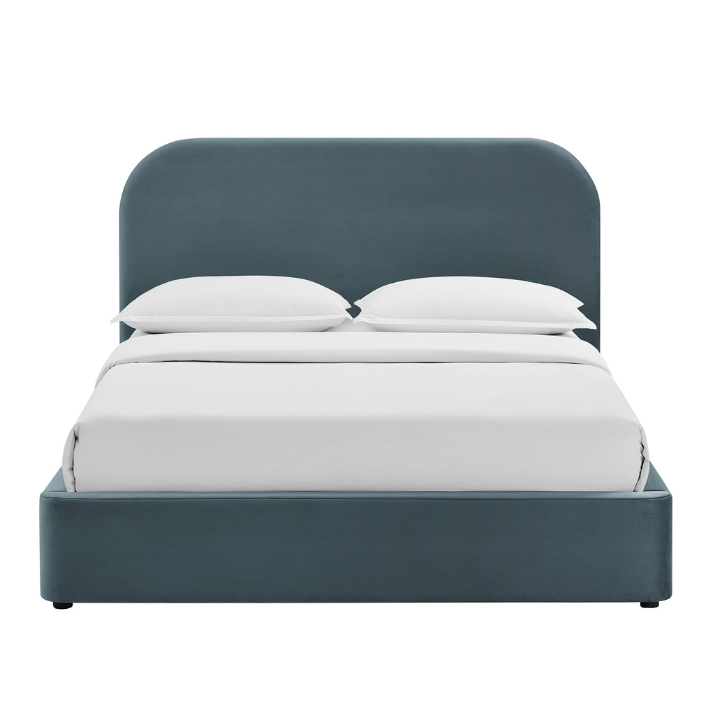 Keynote King Performance Velvet Storage Platform Bed Frame by Modway