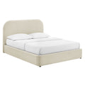 Keynote King Fabric Upholstered Storage Platform Bed Frame by Modway