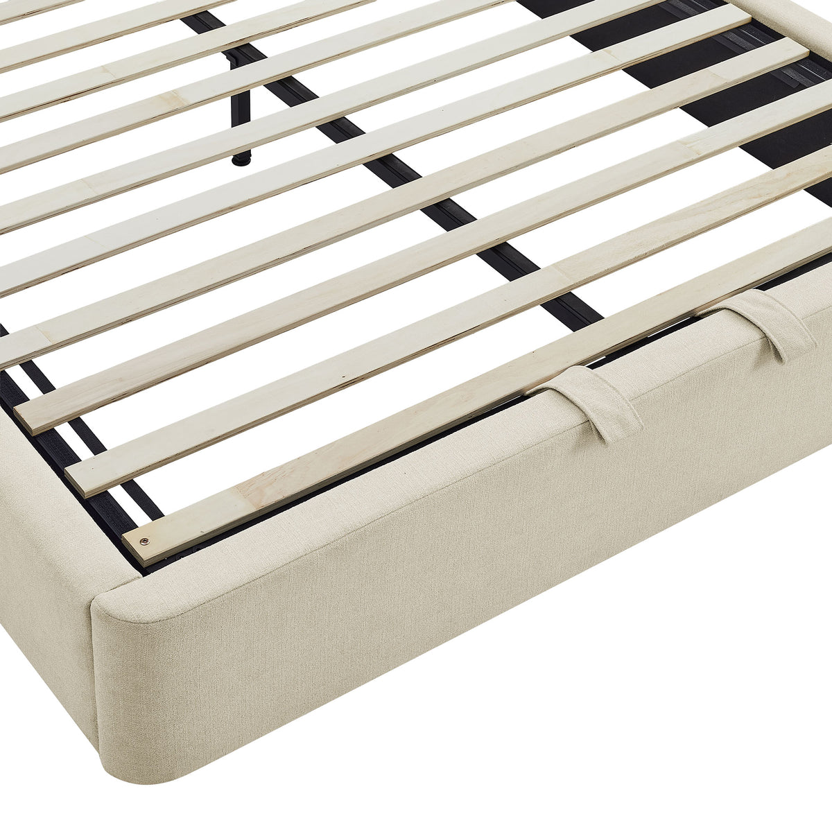 Keynote King Fabric Upholstered Storage Platform Bed Frame by Modway