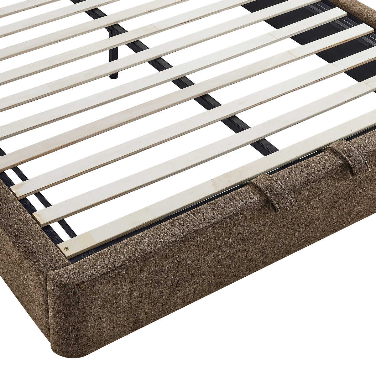 Keynote King Fabric Upholstered Storage Platform Bed Frame by Modway