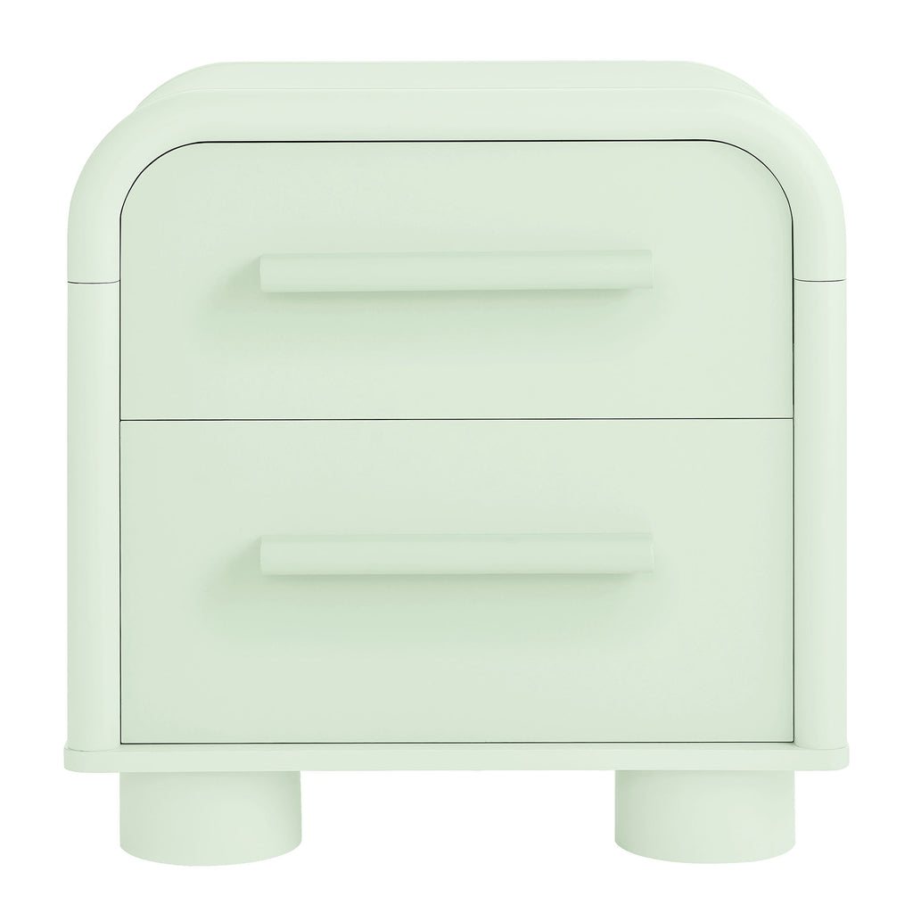 Bellamy Curved 2-Drawer Nightstand by Modway