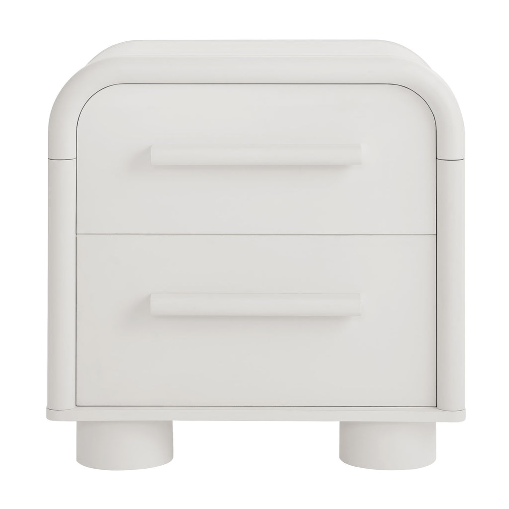 Bellamy Curved 2-Drawer Nightstand by Modway