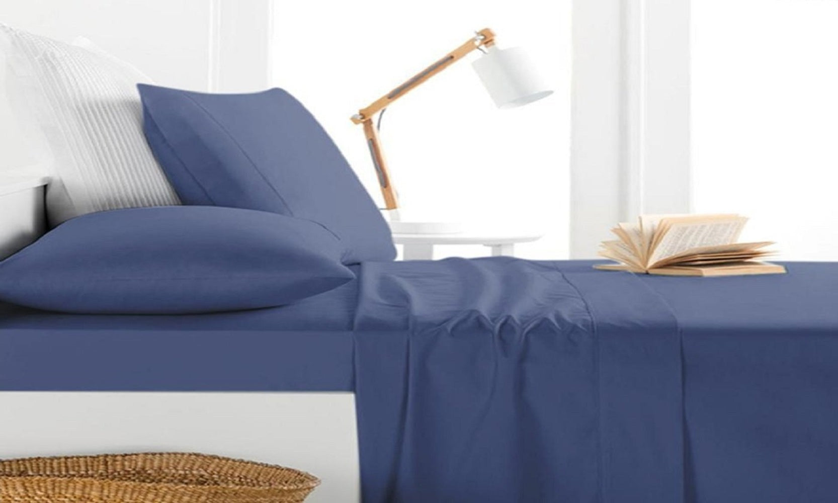 4-Piece Set: 100% Egyptian-Quality Cotton 1000 Thread Count Deep Pocket Luxury Sheets