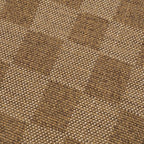 Kuval Checkered Brown Outdoor Rug