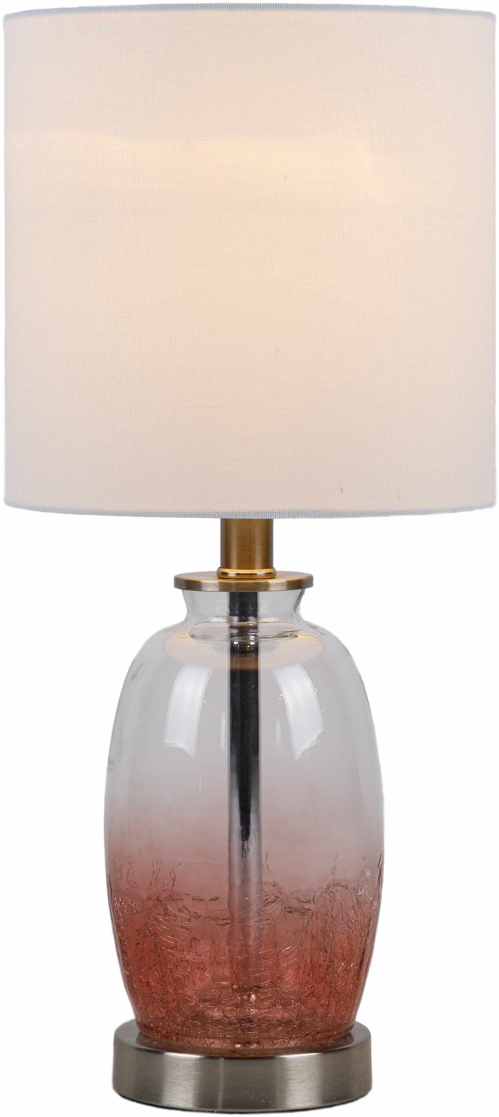 Pertek White Glass Table Lamp - Clearance