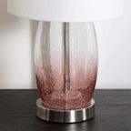Pertek White Glass Table Lamp - Clearance