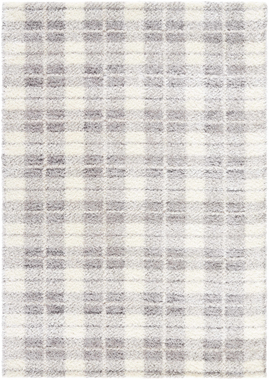 Anfisa Tan Luxe Shag Area Rug