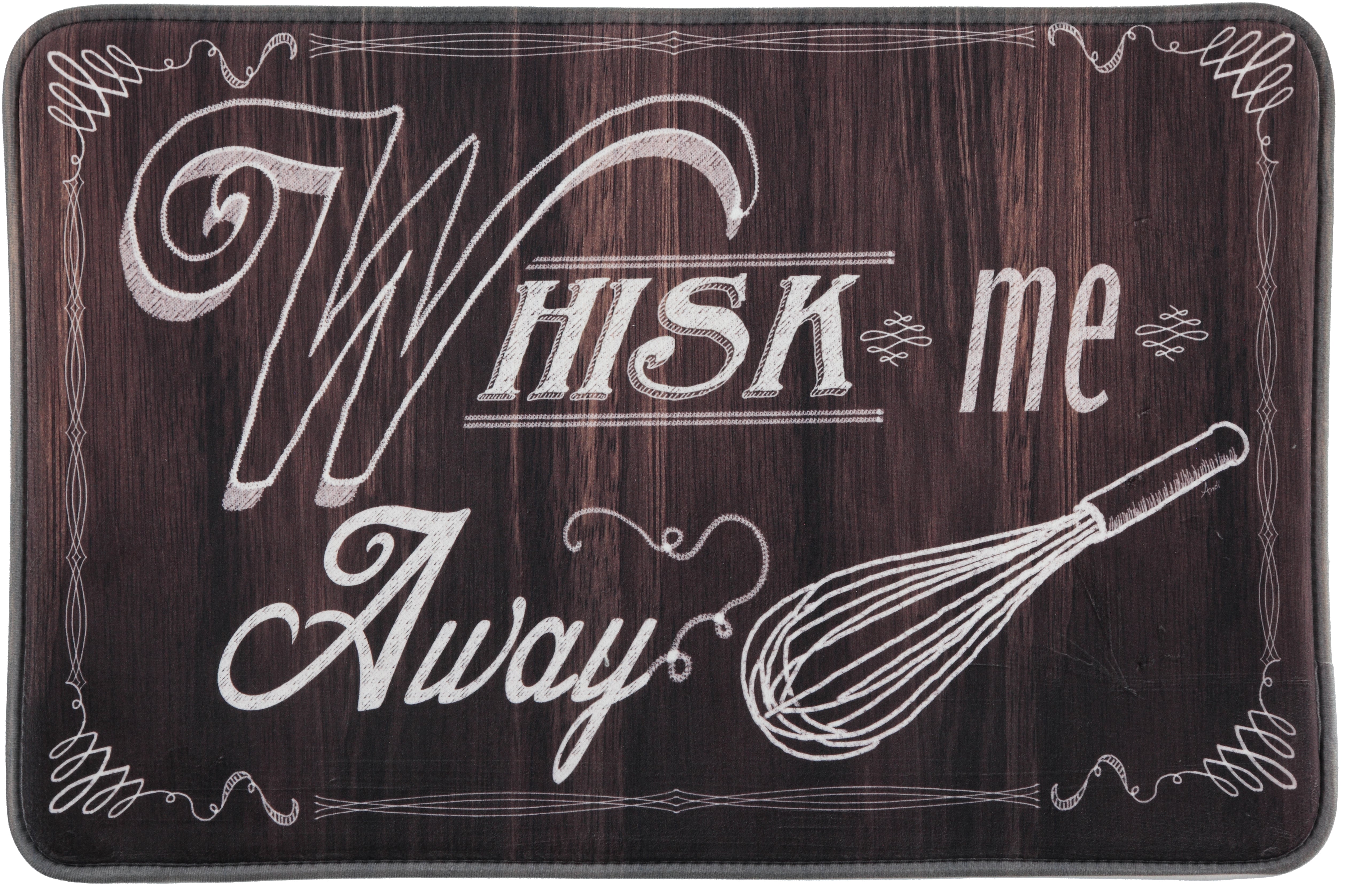 J&V TEXTILES Relax Series Series 20"x30" Antifatigue Kitchen Mats (Whisk Me Away)