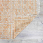 Rice Handcrafted Fringed Jute Carpet