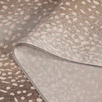 Pointblank Tan Leopard Print Rug