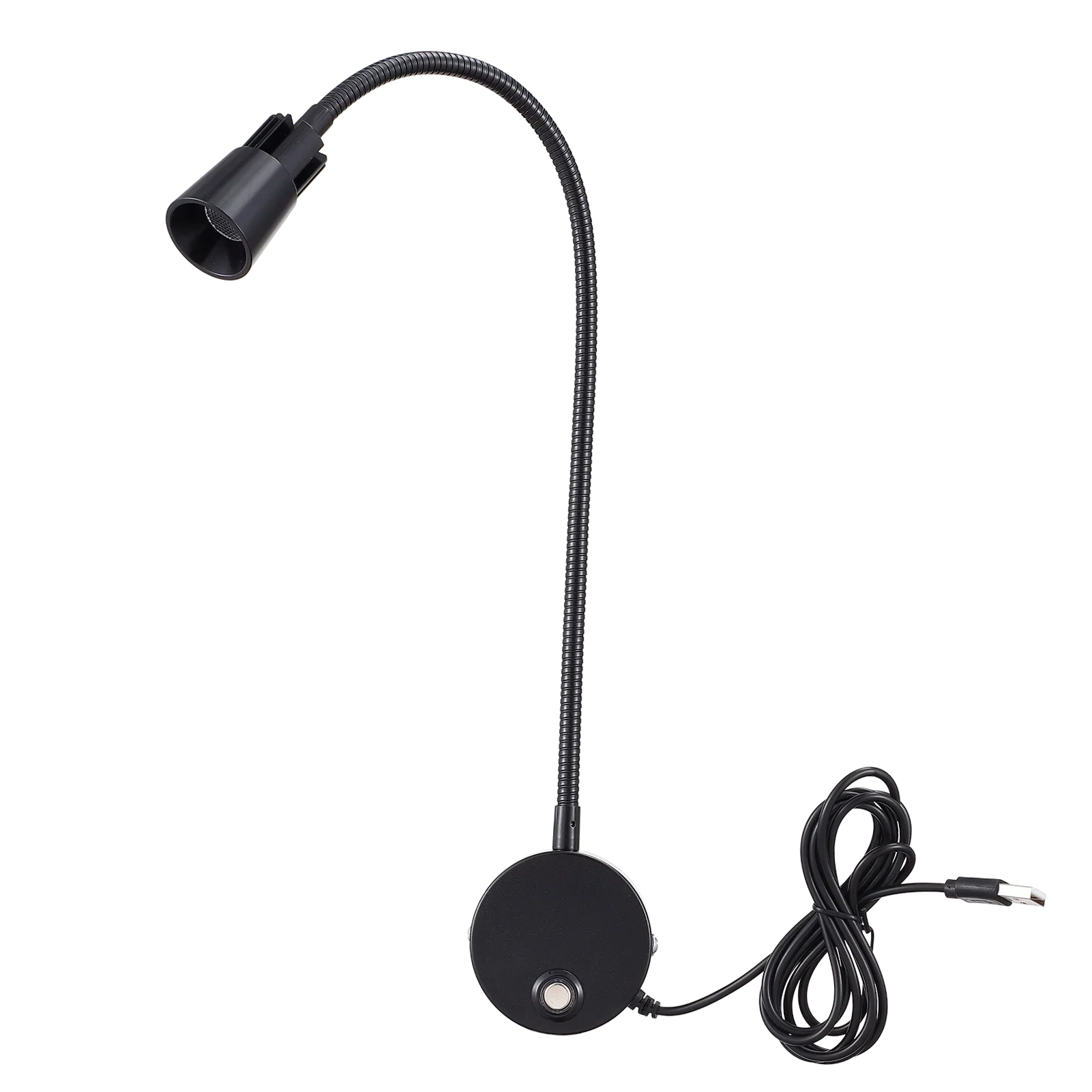 USB Wall Reading Lamp Dimmable Gooseneck Bedside Light 3CCT CRI98