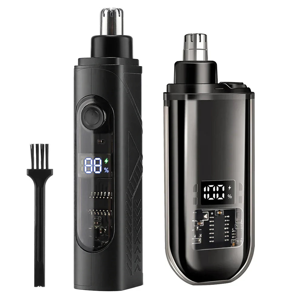 Electric Nose Hair Trimmer USB Rechargeable Ear & Nose Hair Remover for Men