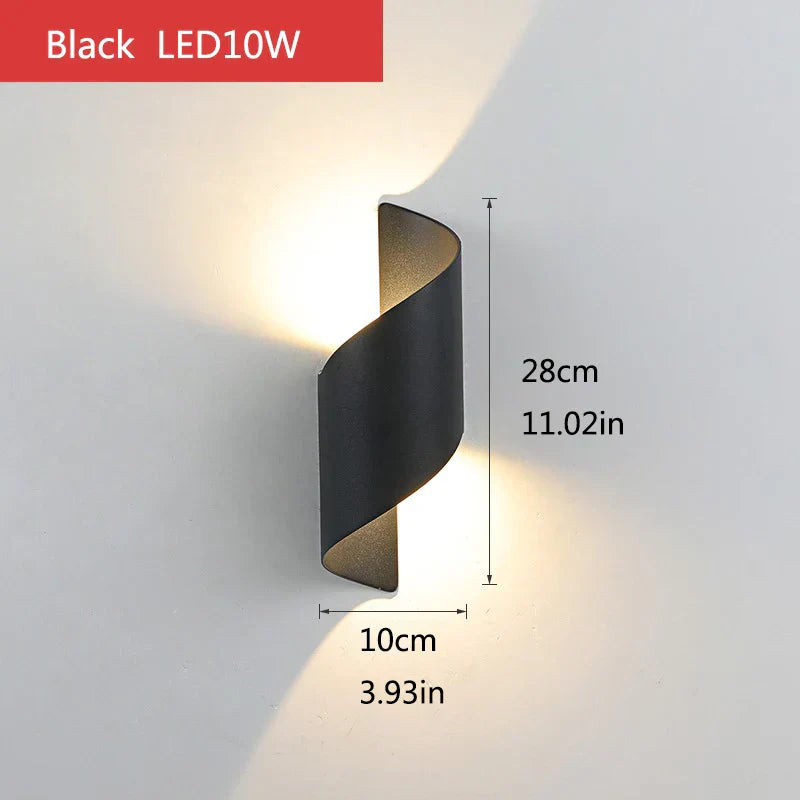 IP65 LED Outdoor Wall Light – 10W Waterproof Up Down Sconce for Home & Porch