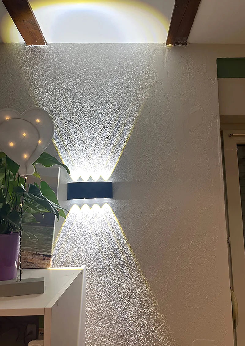 Waterproof LED Wall Light – 8W 12W Aluminum IP65 Lamp for Outdoor & Indoor Use