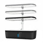 12 Pod Hydroponic Growing System Indoor Herb Garden LED Grow Light Timer