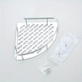 Stainless Steel Tension Shower Caddy Corner Shelf Bathroom Organizer Storage