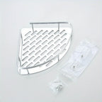 Stainless Steel Tension Shower Caddy Corner Shelf Bathroom Organizer Storage