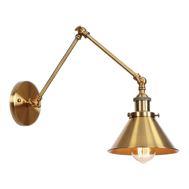Modern Adjustable Wall Sconce Long Arm Reading Light Bedroom Living Room