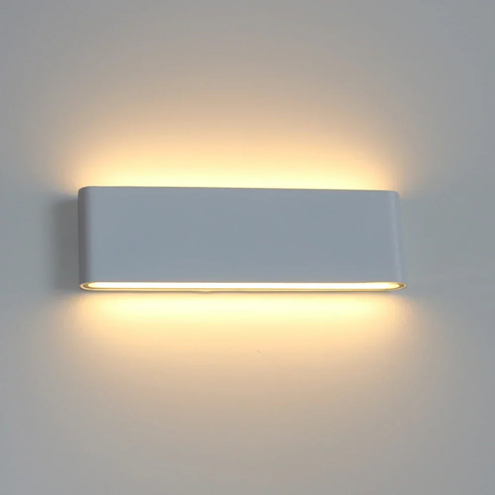 LED Outdoor Waterproof Wall Light – 6W 12W 24W Aluminum Sconce for Home & Patio