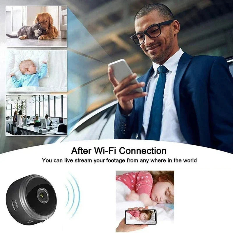 HD WiFi Security Camera Wireless Smart Home Surveillance Video Monitor