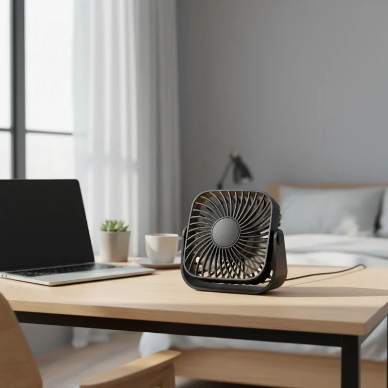 USB Powered Handheld Fan 5V Plug-In Portable Cooling Fan