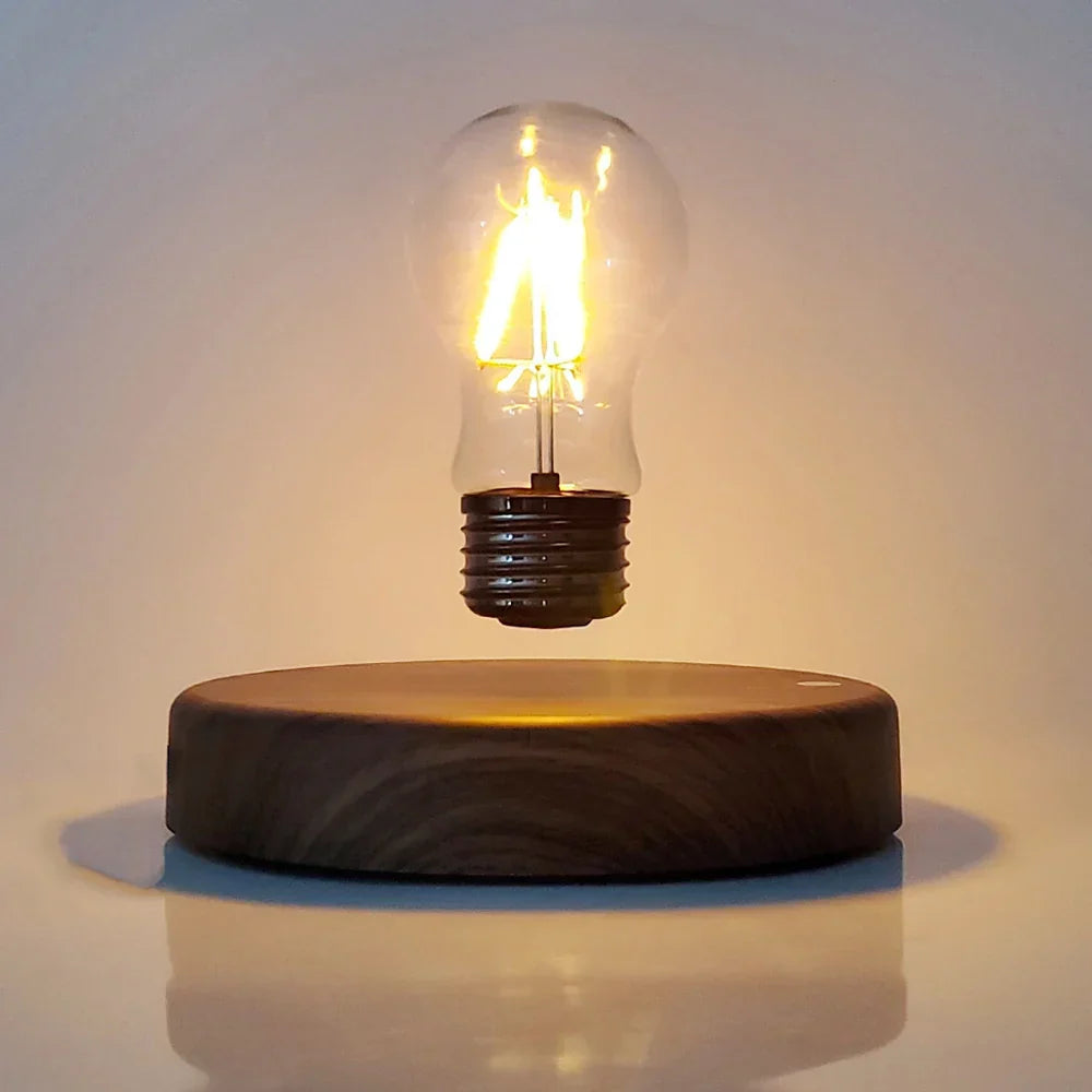 Magnetic Levitation Floating LED Bulb Lamp Desk Night Light Home Decor Gift