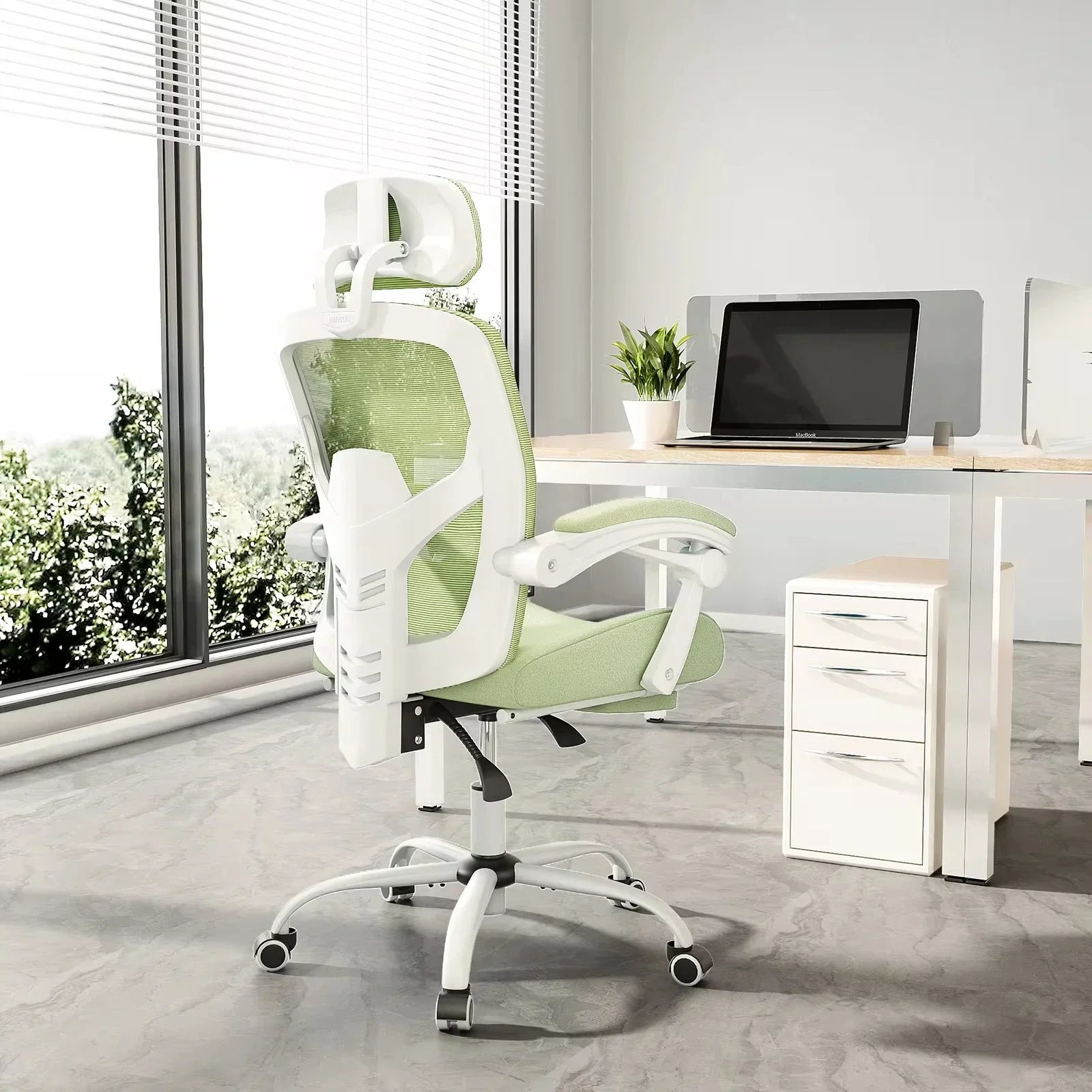 Ergonomic High Back Mesh Gaming Chair Reclining Swivel Office Chair Lumbar