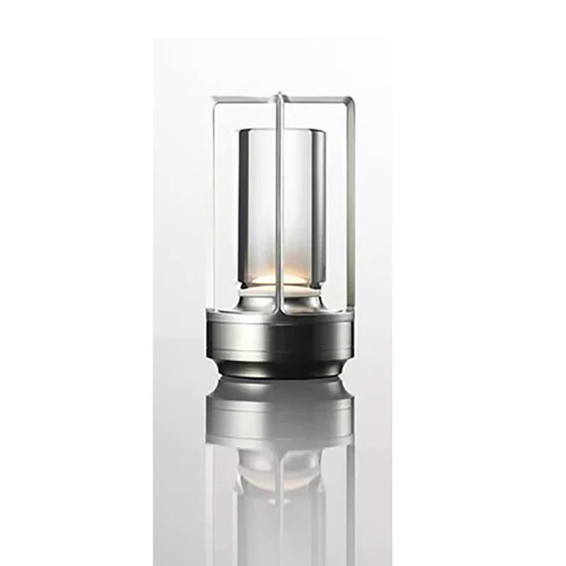 LED Crystal Table Lamp Touch Dimmable Rechargeable Bedside Night Light Decor