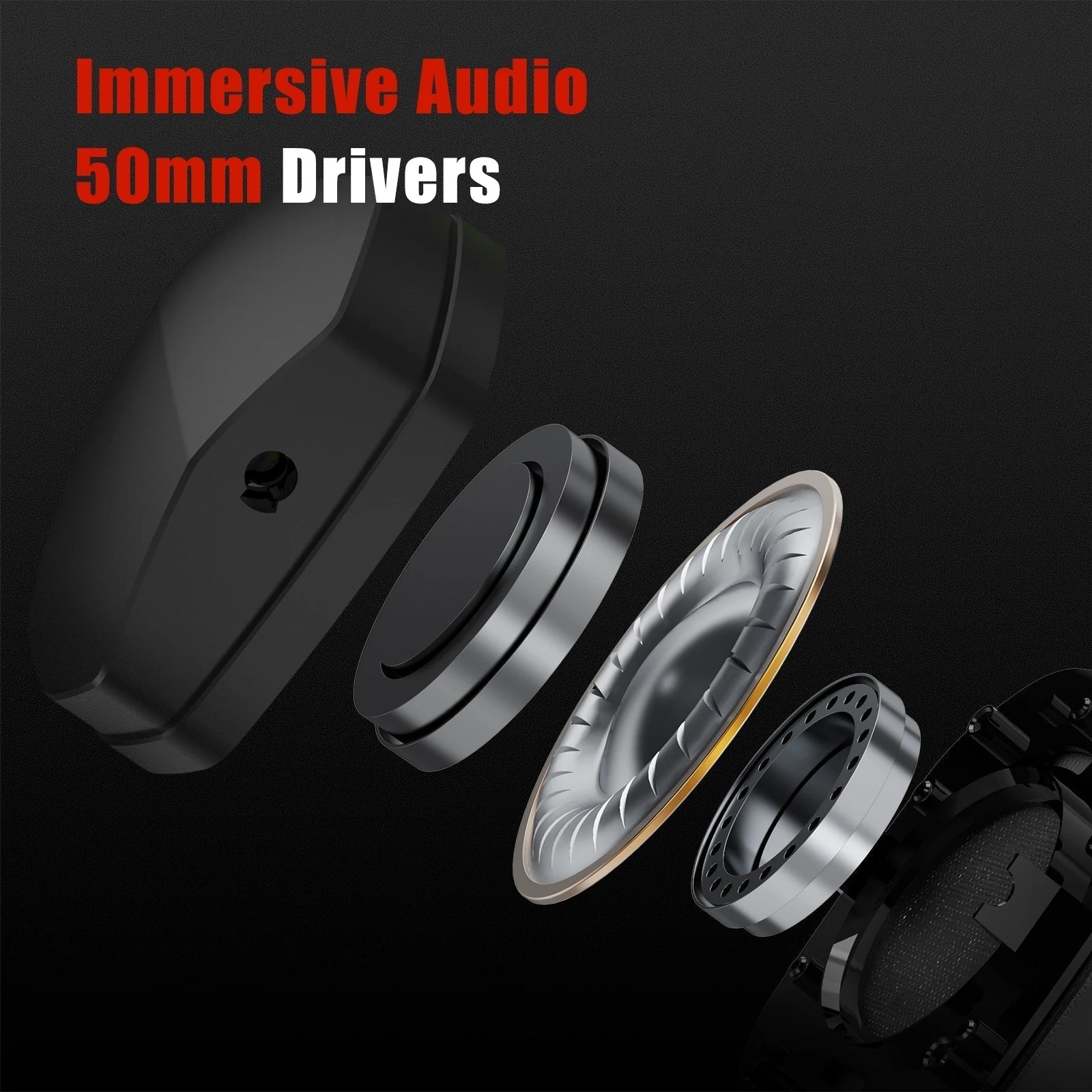 NUBWO G06 Wireless Gaming Headset Bluetooth 5.3 PS5 PC Noise Cancelling