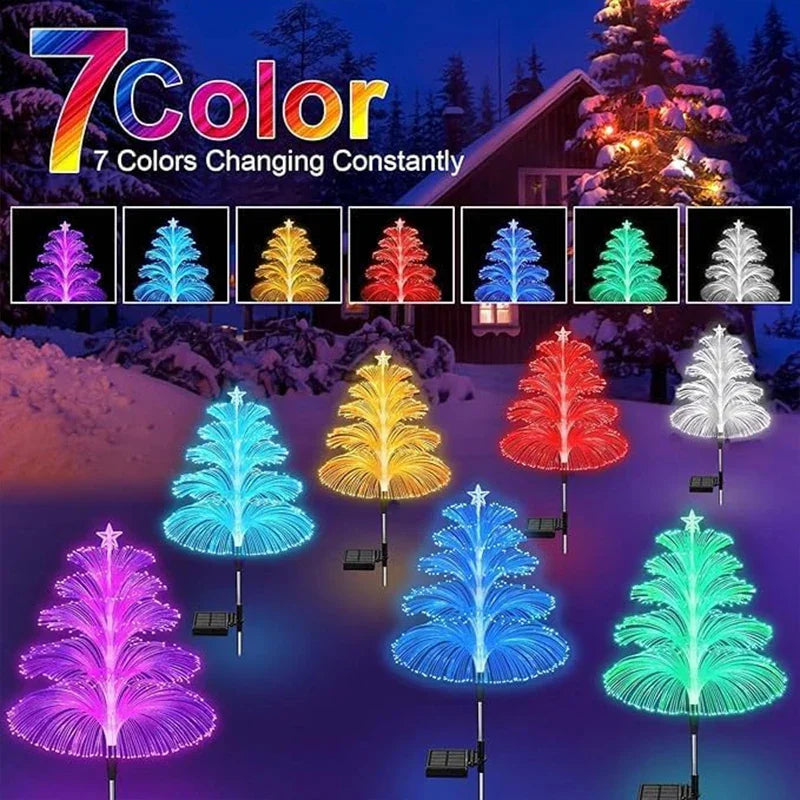 Solar Jellyfish Garden Lights Outdoor Color Changing LED Landscape Pathway Lamp