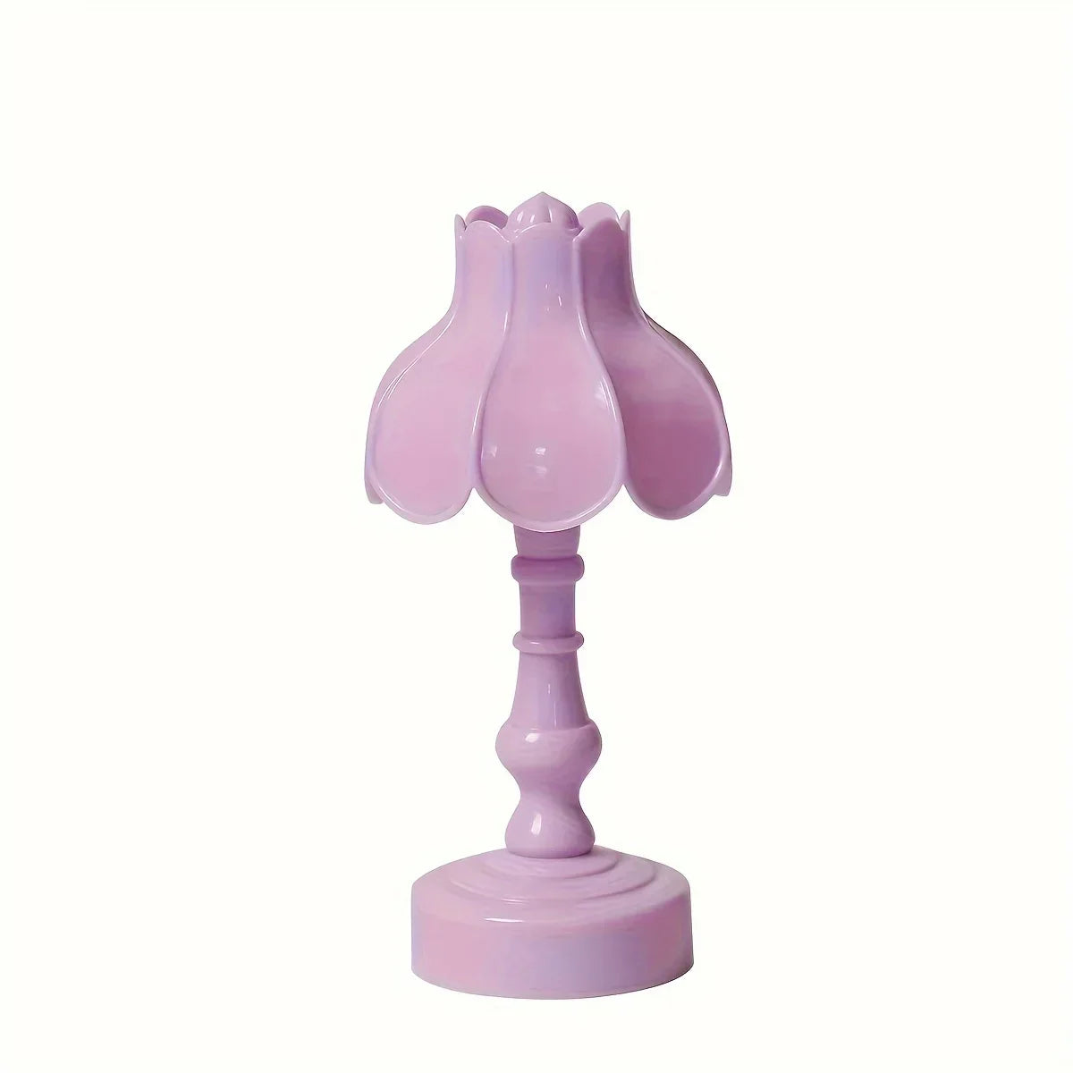 Pagoda Flower LED Table Lamp Battery Desk Night Light Modern Bedroom Decor