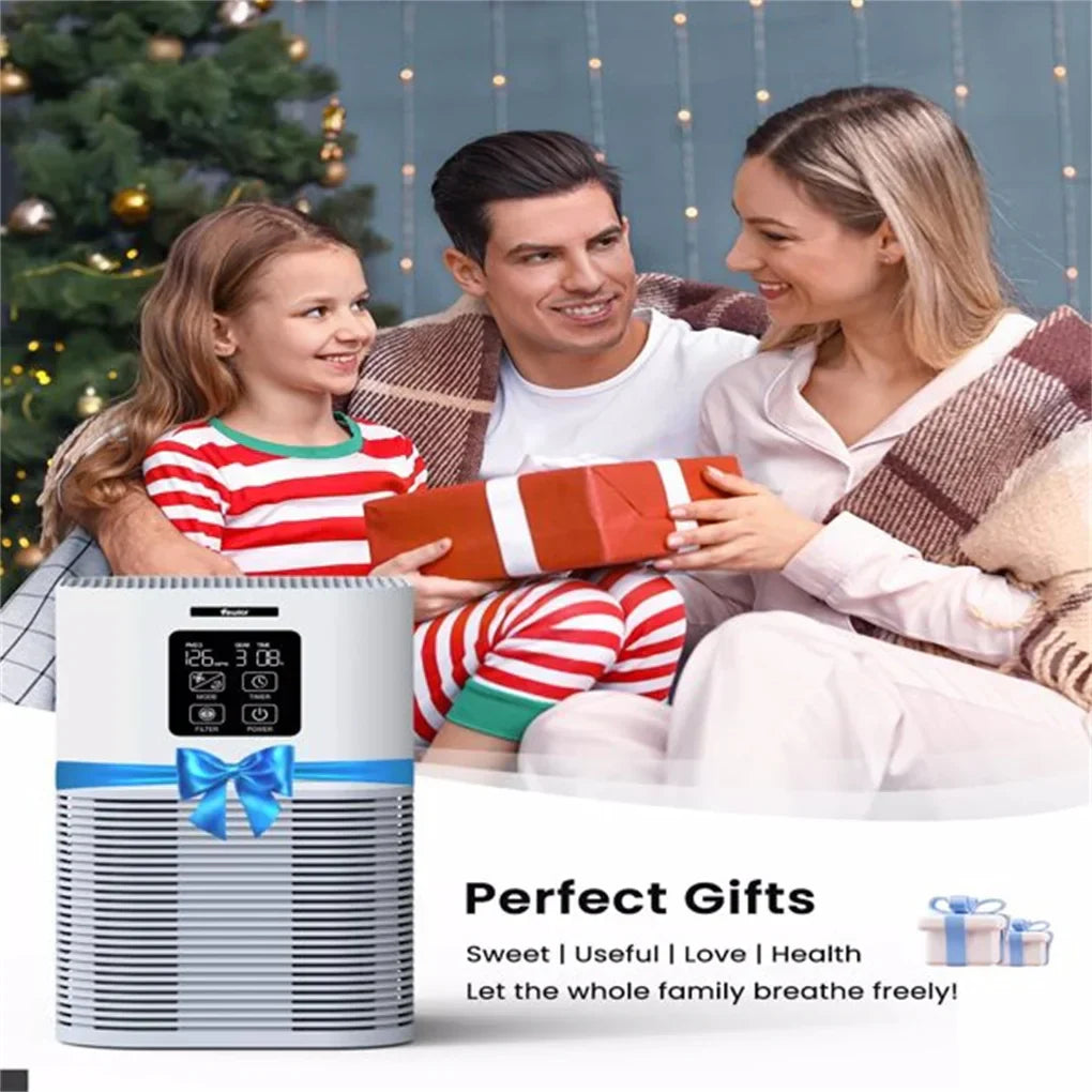 2 in 1 Air Purifier H13 HEPA with Aromatherapy for Allergies Pets Odor